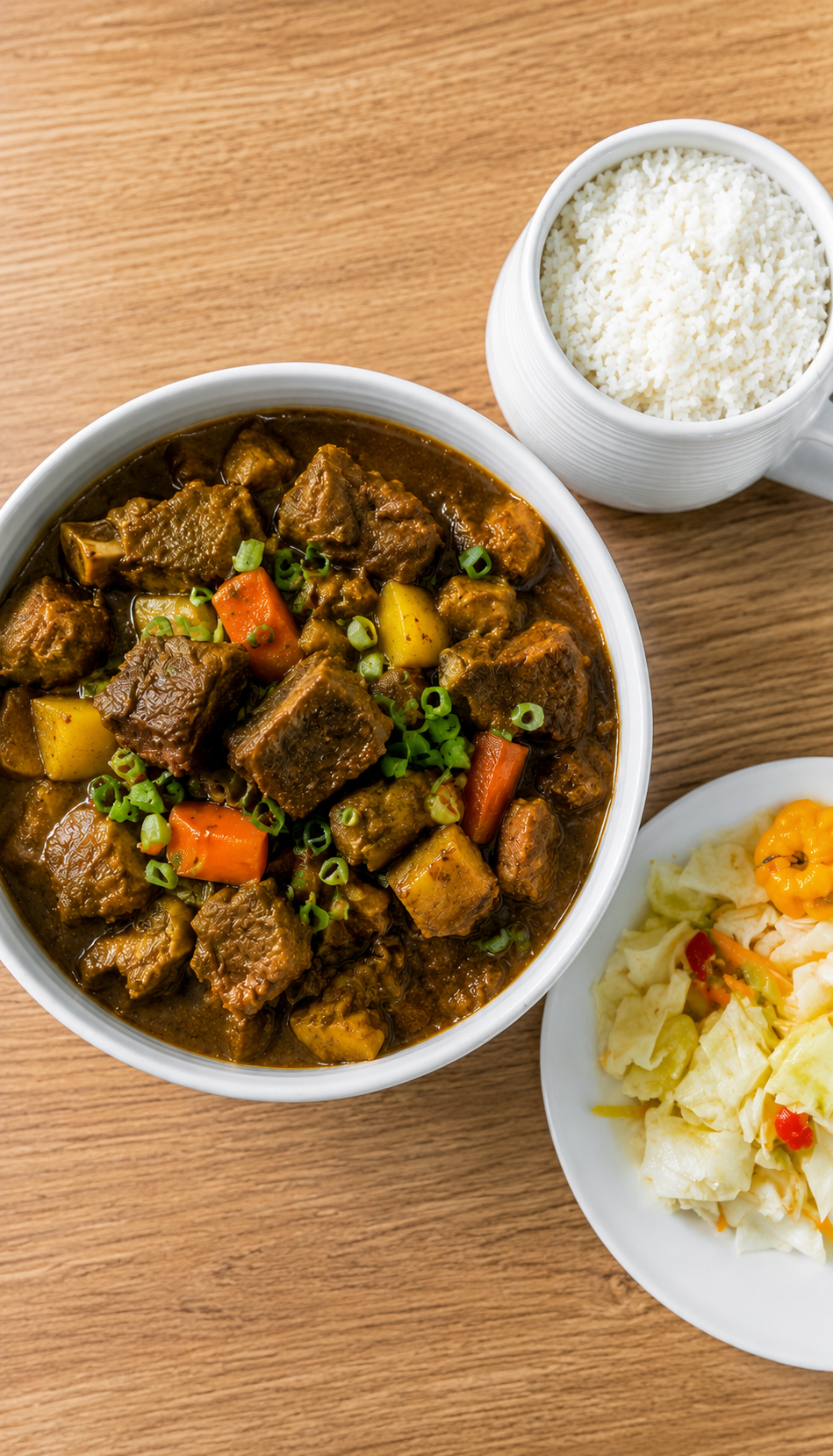 curry goat menu